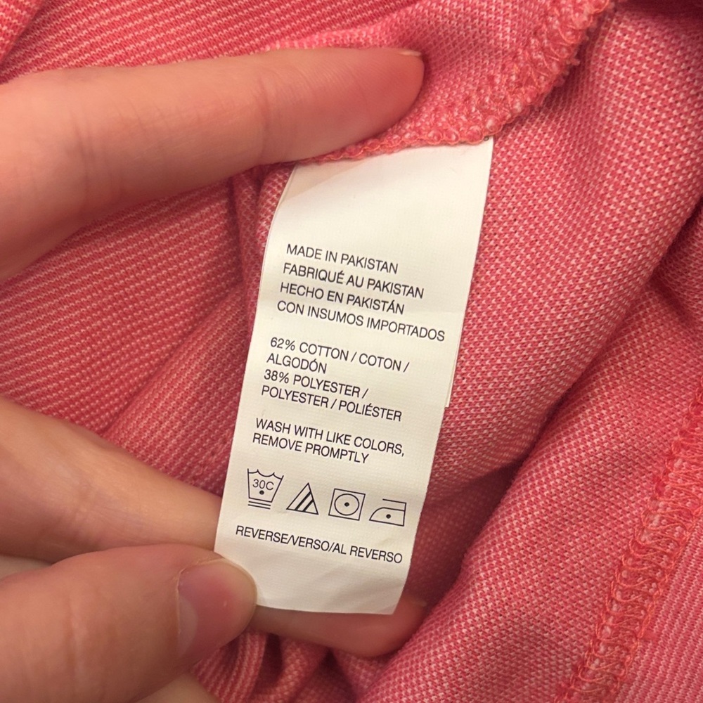 Izod Men’s Coral Quarter-Zip Pullover - Picture 3 of 3